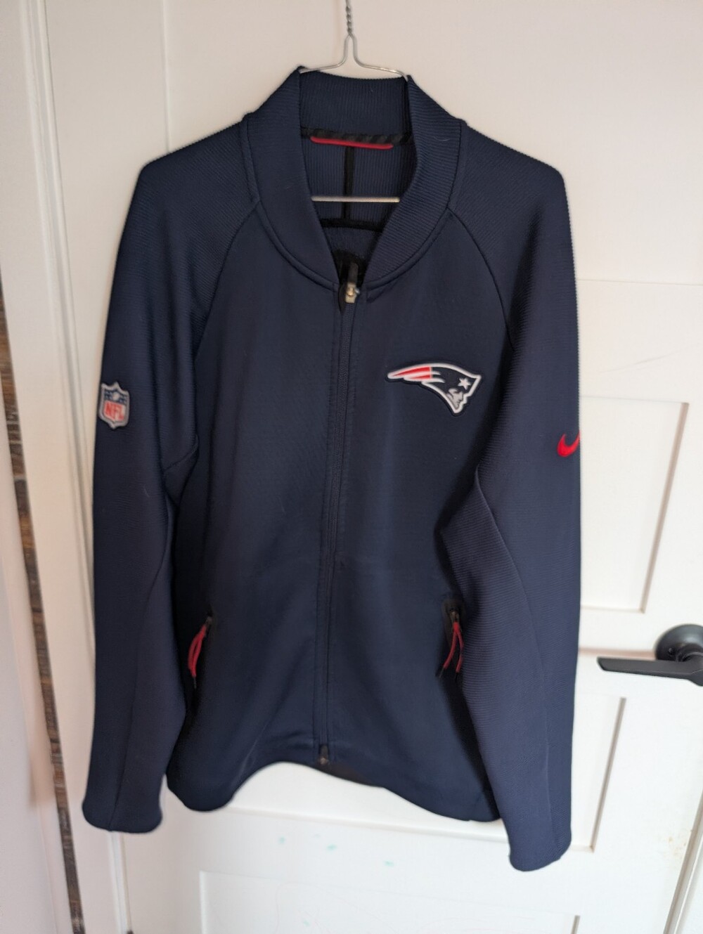 Nike Navy New England Patriots Full-Zip Performance Jacket